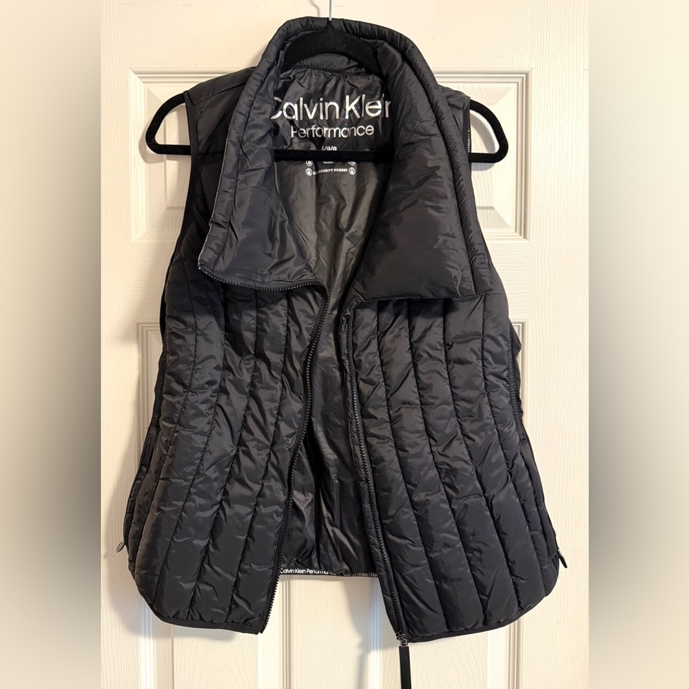 Calvin Klein Black Quilted Puffer Vest
